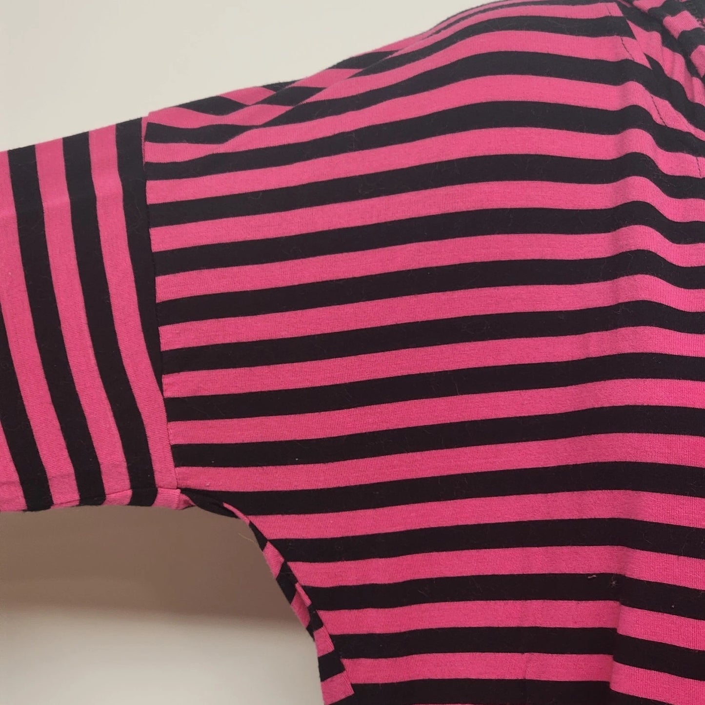 Live 2 Lounge XL Striped Hoodie Tunic Purple Black Knit