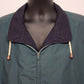 FOG Waist Jacket Windbreaker by London Fog Large Long Vintage Striped Liner Zip