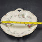 Haviland Limoges "Rebecca" Round Serving Tray – 10" Porcelain with Scalloped Edge, Raised Trellis & Rose Floral Design – Vintage French Tableware