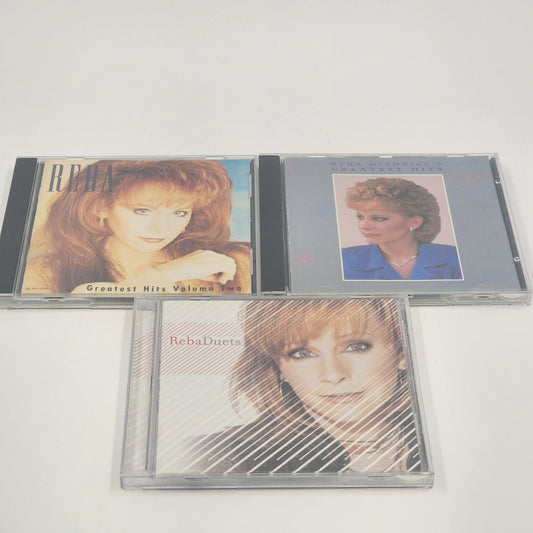 Lot of 3 of Reba McEntire Compact Disc Collection Reba Duets Greatest Hits Vol 2