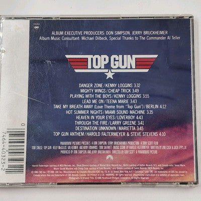 Set 4 CDs Original Movie Soundtrack Top Gun FORREST GUMP Eight Seconds TITANIC