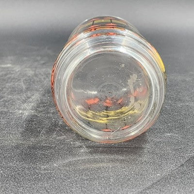 Gold Star Chili Pepsi Cola Clear Drinking Glass 6" Tiffany Style Vtg Advertising