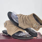 Sonoma Ashie Sand Sandals Women 8.5 Beige Suede Ankle Strap