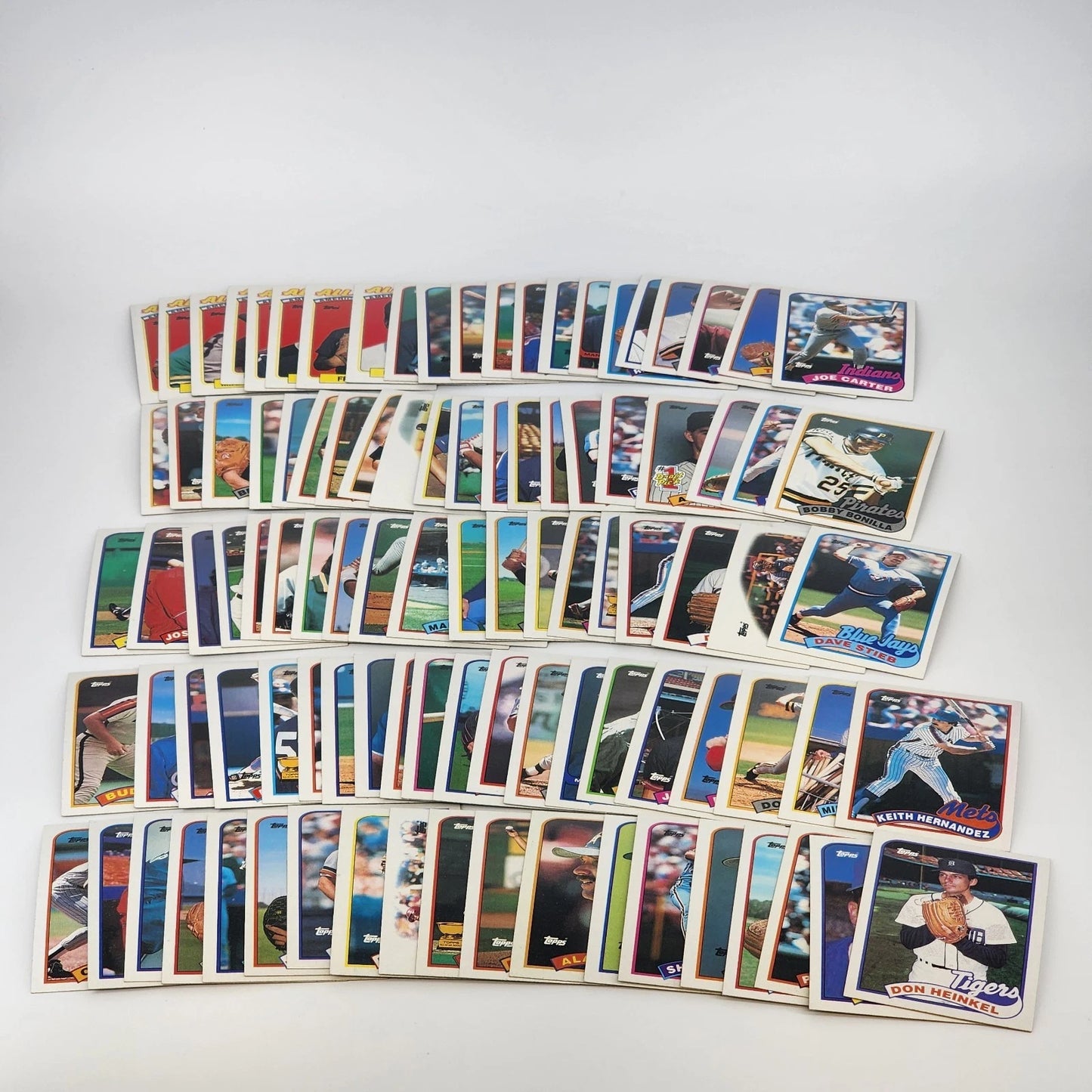 1988 Topps MLB Baseball Card Lot #400-499 Near Complete 99pc Set Missing #444