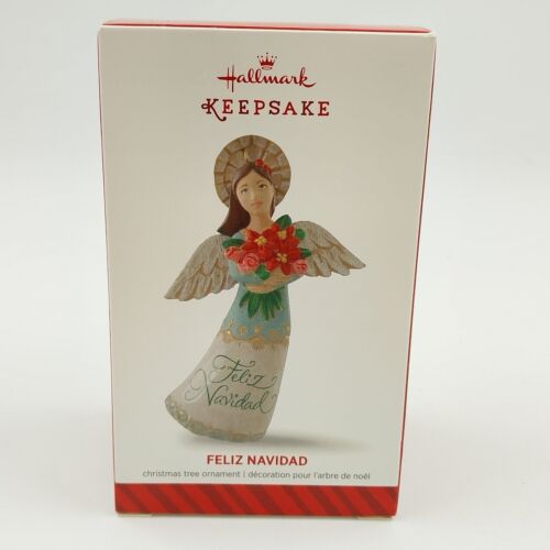 Hallmark Keepsake Christmas Ornament 2014 FELIZ NAVIDAD Angel by Joanne Eschrich