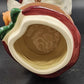 Ceramic Snowman Cookie Jar 13" w/ Birdhouse, Deer, Squirrel, Hat & Bowtie