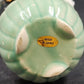 Glass Jade Stone Asian Bonsai Tree Celadon Pot Pink Yellow Floral 6.5"