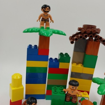 2 Pound Lego Duplo Bricks Mini Figures Accessories and Random Parts Mixed Colors