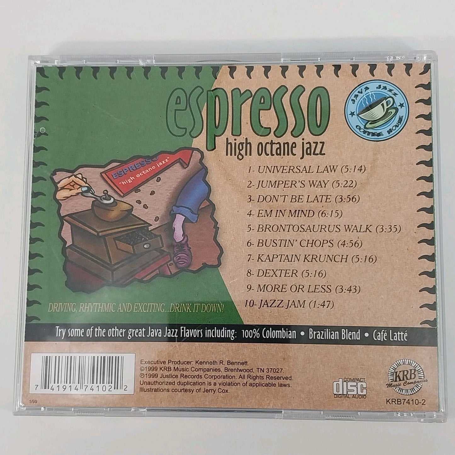 Java Jazz Coffee House CD Lot 6 Special Blend Mocha Magic Espresso Collection