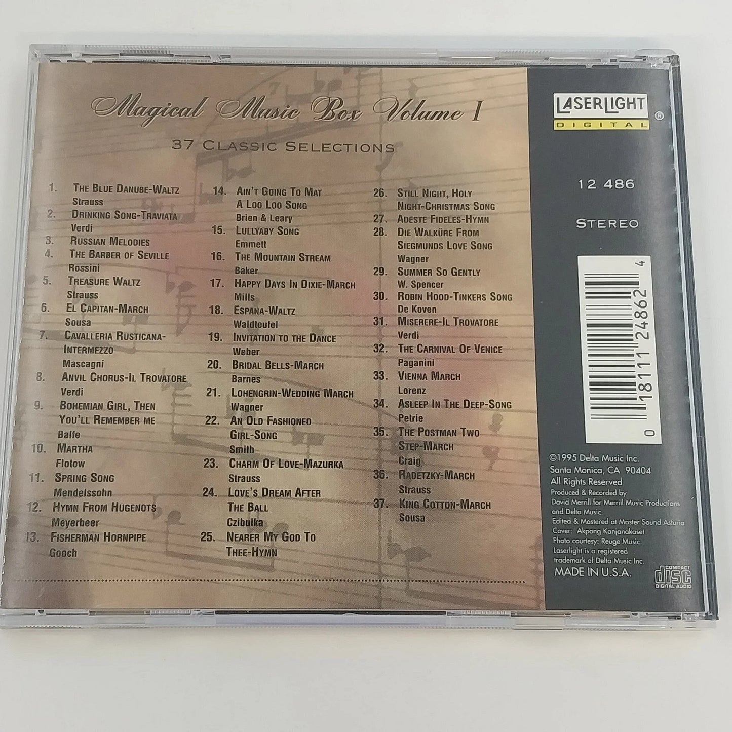 Magical Music Box 2 CD Set Volumes 1 & 2 LaserLight Classical Selection Romantic