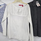 Lot 5 Ladies Tops Size Small Button Up Blouses Canvasbacks Horsfield Vanderbilt