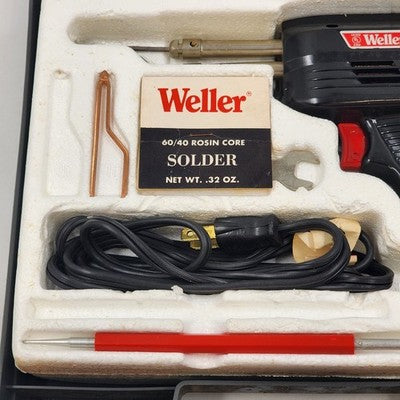 Weller 8200 N Soldering Iron Gun Dual Heat 100/140 Watt Original Case Works
