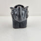 5 Small Elephant Various Figurines Red Stone Pewter Brass Precious Moments Vase