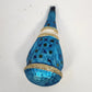 Northlight Blue Santa Snowman Glass Christmas Ornament 4.75" Holiday Decor