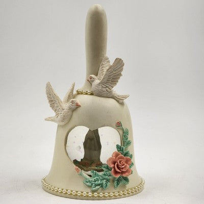 Anchor Hocking Milk Glass Bud Vase Stars & Bars Snowflake 9"
