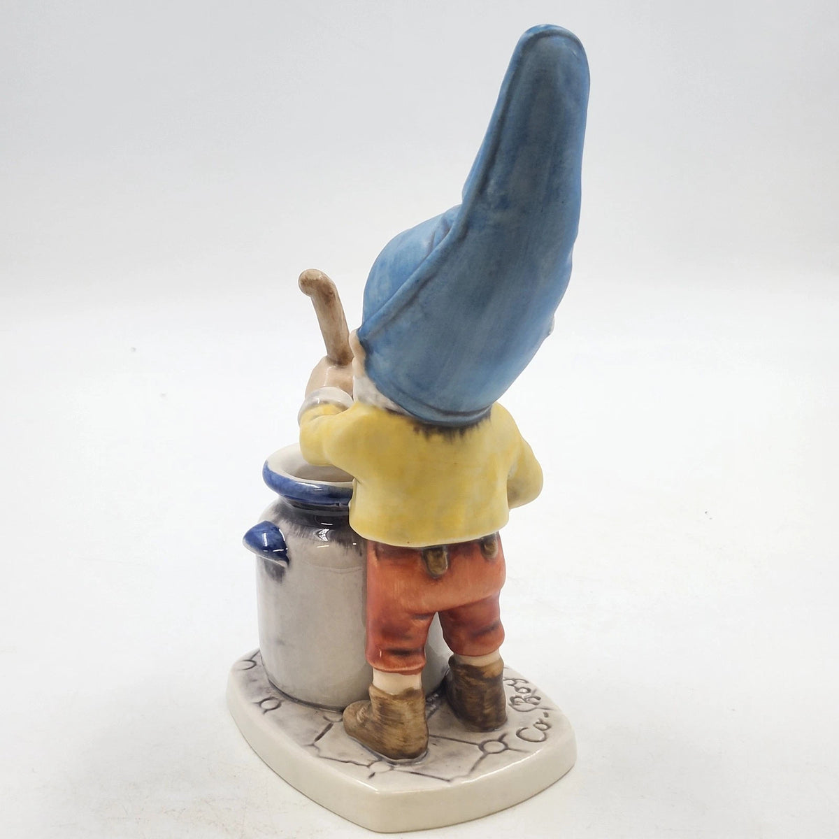 Goebel Co-Boy Mike Jam Maker Gnome Figurine 8" Well 502 W Germany Vintage 1970