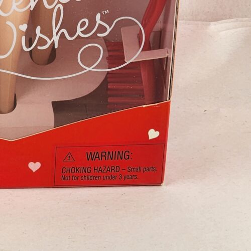 2001 Valentine Wishes Barbie Doll New Vintage Mattel Boxed NIB Hearts Pink Dress