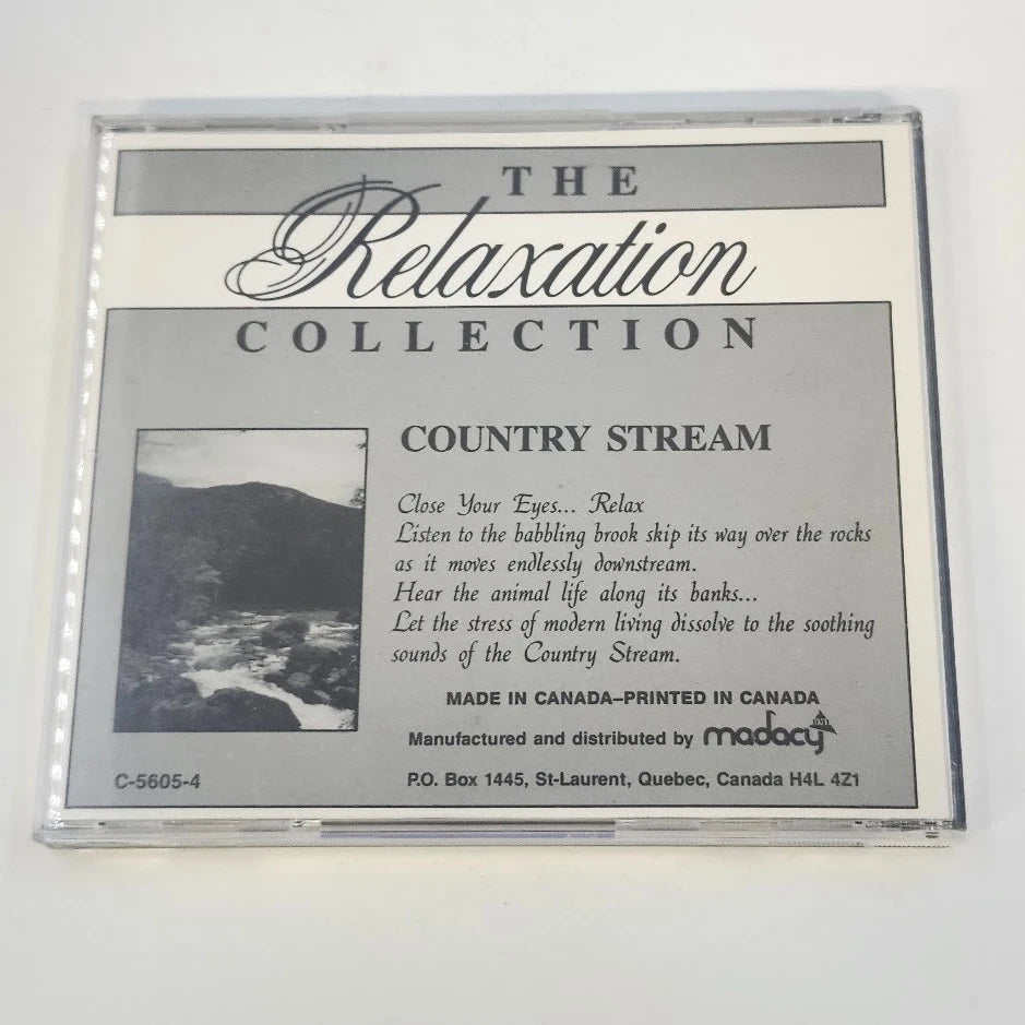 The Relaxation Collection 3 CD Rainstorm Mountain Retreat Country Stream 1990s