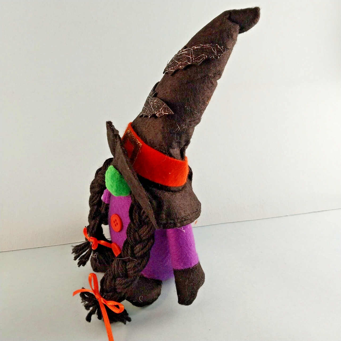 Knomeko Halloween Decoration 5 pcs Hocus Pocus Set Witch Gnome Wood Garland NIB