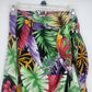 California Krush Tropical Wrap Skirt Women's Medium Rayon Floral 90s Vtg Mexico