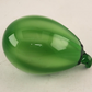 Art Glass Green Melon Green Stem Hand Crafted Decorative Vegetable 5.25" Long