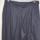 SK & Company Solid Black Silk Pleated Front Dress Pants Size 12 Side Zip China