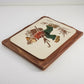 Vintage Boy Girl Chalk Ware Wall Plaques Modern Art Co 1966