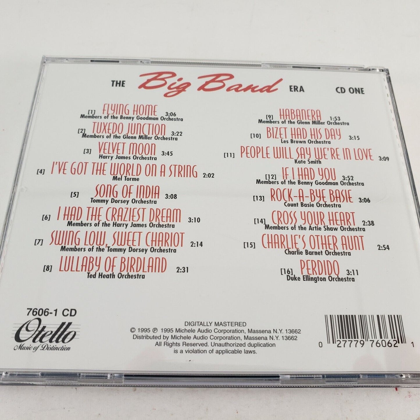 The Big Band Era 48 Classics 3CD Set Goodman Miller Ellington Basie Herman James