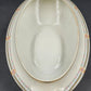 Covered Vegetable Serving Dish Old Abbey Limoges France Antique 12.5" Decorated