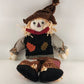 2 Fall Decor Thanksgiving Scarecrow Dolls A Shelf Sitter 16" and a Standing 26"