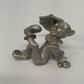 Rawcliffe P Davis Pewter Clown Under Umbrella Circus Figurine 2.25" 1979