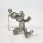 Rawcliffe Pewter Juggling Clown Figurine P Davis Wire Balls Silver Gray 1979 Vtg