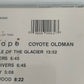 Coyote Oldman Landscape CD Native American Flute Incan Pan Pipe Ambient 1988 USA