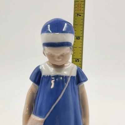 Else in Blue Dress Porcelain Figurine 1574 Royal Copenhagen Bing & Grondahl