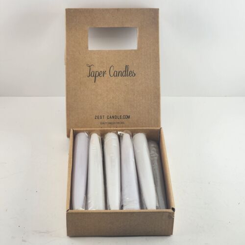 Lavender 6" Taper Candles Zest Candle Co Box of Eleven Candles New Old Stock