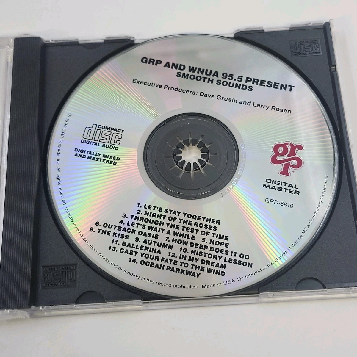 GRP WNUA 95.5 Present Smooth Sounds CD GRD-8810 Smooth Contemporary Jazz 1988