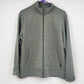 Skechers Go Walk Everywhere Women's Jacket Large Gray Ribbed Full Zip Pockets