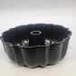 Nordic Ware Bundt Baking Cake Pan 12 Cup 2.81L Black Cast Aluminum Fluted 10.5"