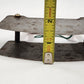 Acme Dual Blade Food Chopper Cast Iron Red Handle 5.25" Vintage Steel