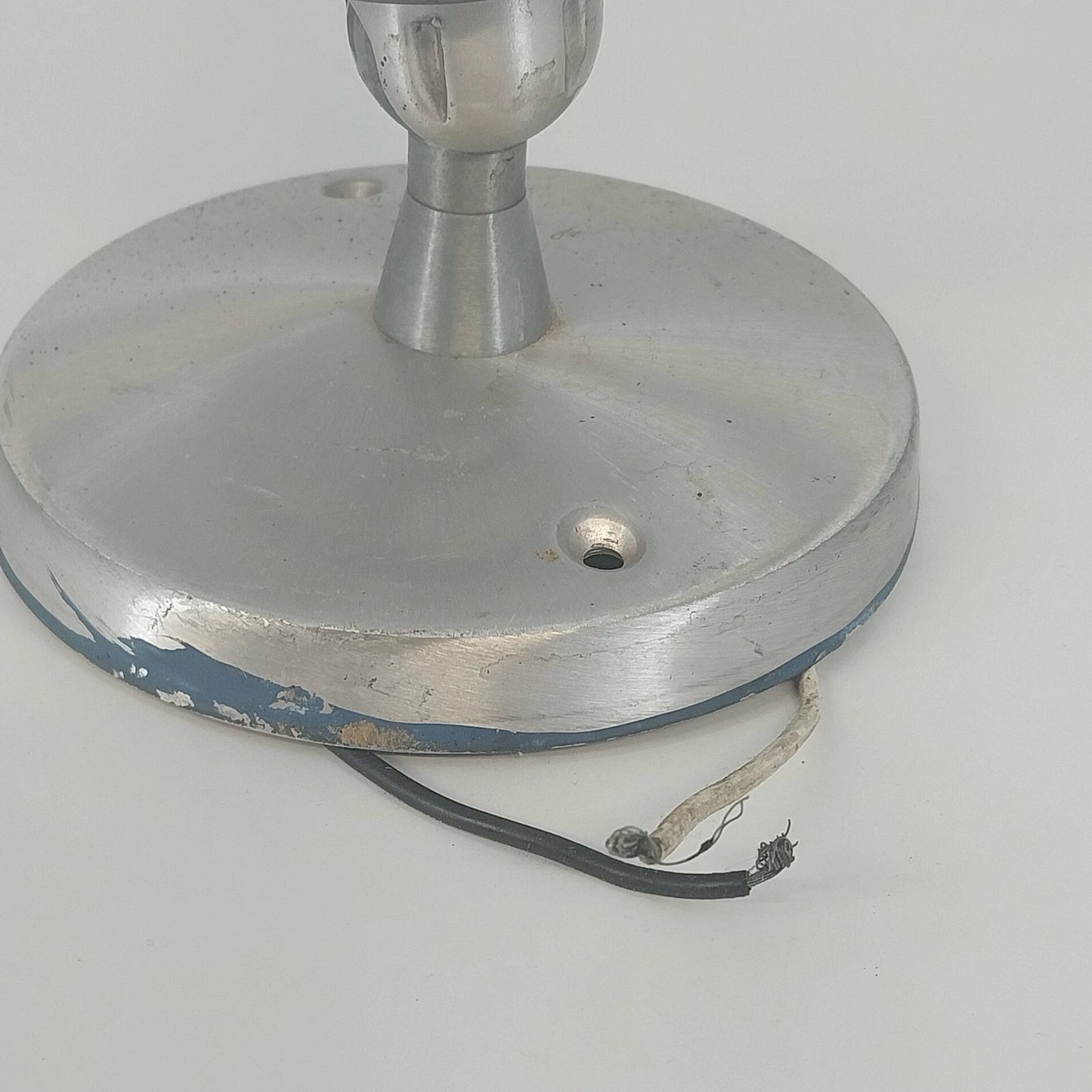 Swivelite Atomic Cone Ceiling Light Fixture Brushed Aluminum Metal Lamp 10" MCM