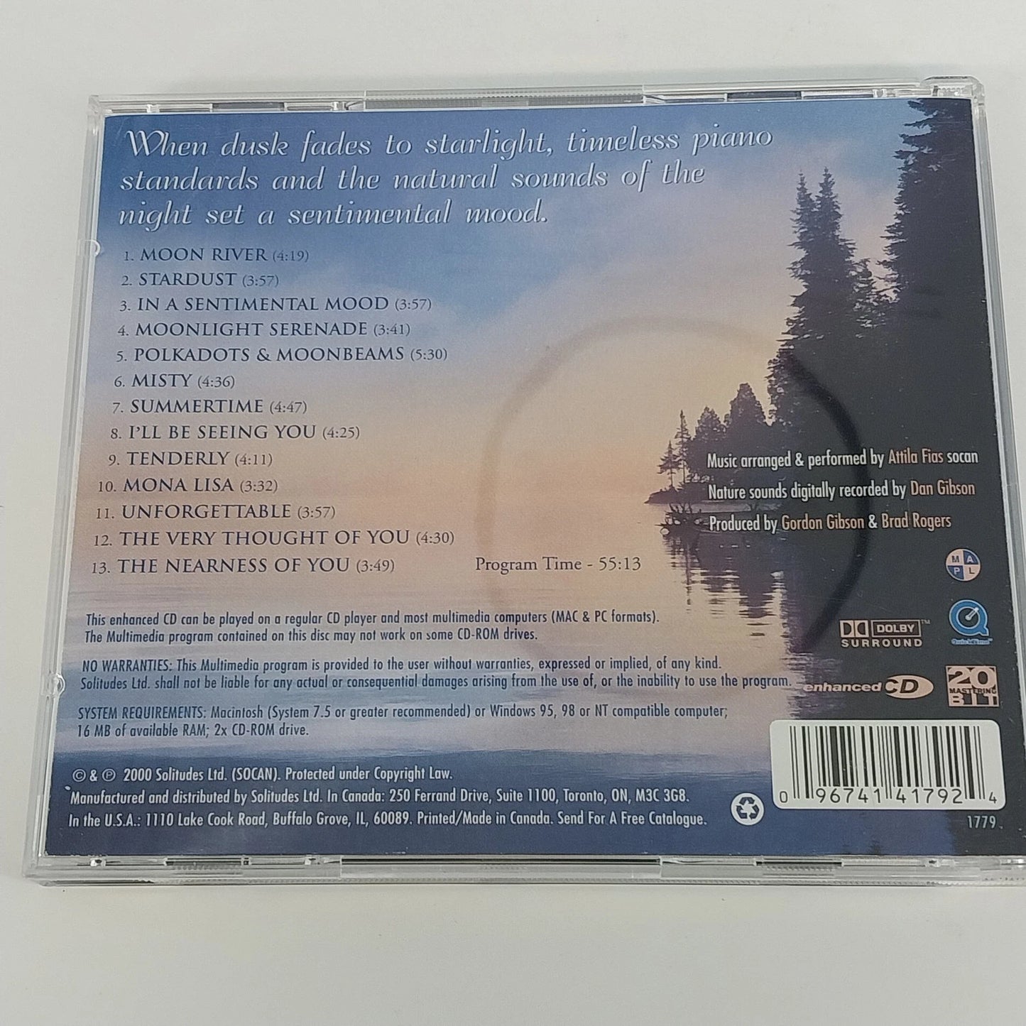 Dan Gibson Solitudes 6 CD Lot Grand Canyon Moon River Raindance Nature Music