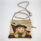 Emily Ann Hand Painted Leather Satchel Pretty Lady Boho Purse