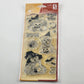 Lot of 3 NOS Halloween Themed Clear Unmounted Stamps Unopened Vintage