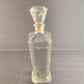 Prop Whiskey Decanter Clear Glass Bottle w Corked Stopper 12” Tall Stopper Stuck