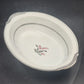 Noritake Crest 5421 Oval Vegetable Bowl 10" Lily of the Valley Platinum Trim Vtg