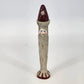 House of Lloyd Wooden Santa Taper Candle Holder Removable Hat 11" China Vtg