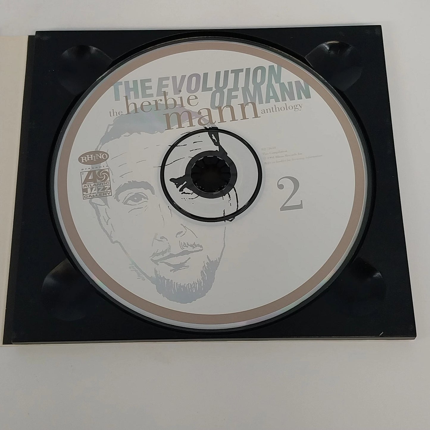 Herbie Mann The Evolution of Mann Anthology 2 CD Set Rhino Atlantic Jazz 1994