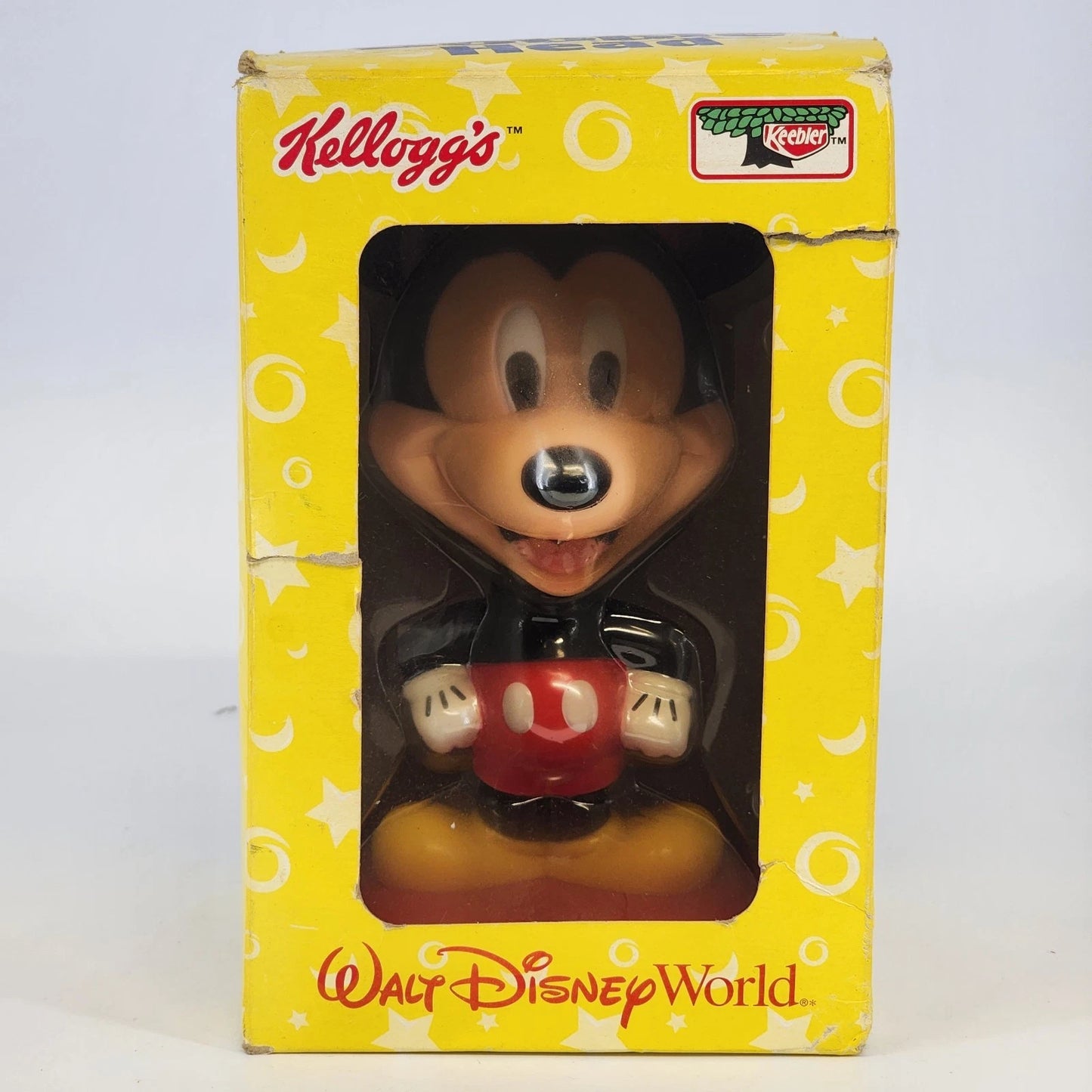 Mickey Mouse Bobblehead Walt Disney World Kellogg's Keebler Sealed NIB 2002