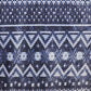 Northeast Outfitters Aztec Throw Blanket Blue White 48x60 Polyester
