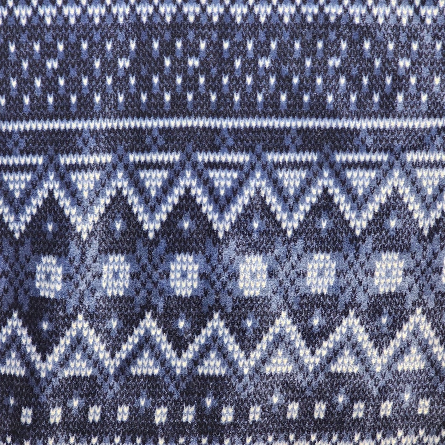 Northeast Outfitters Aztec Throw Blanket Blue White 48x60 Polyester